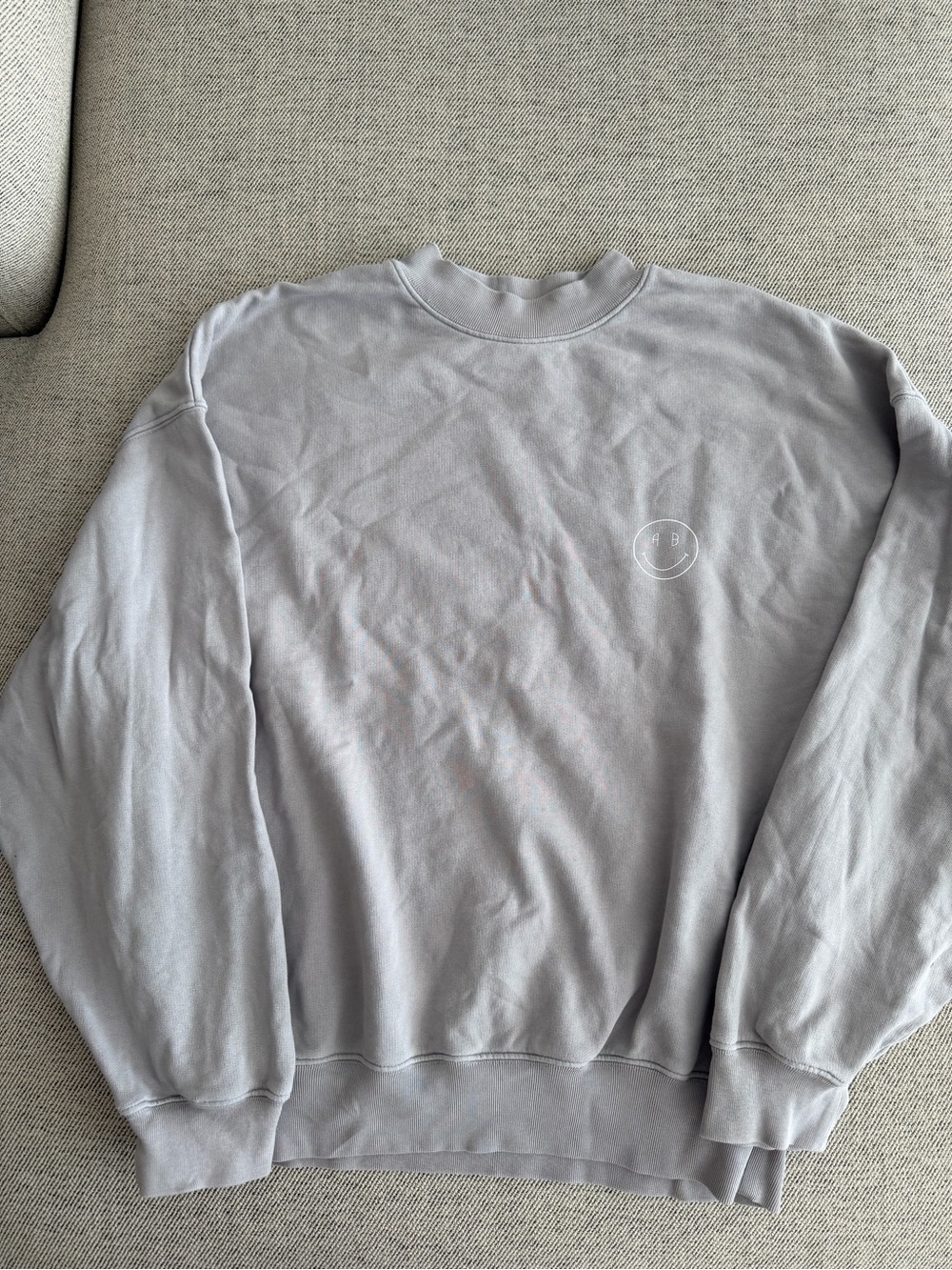Anine Bing Smile Sweatshirt Sample
